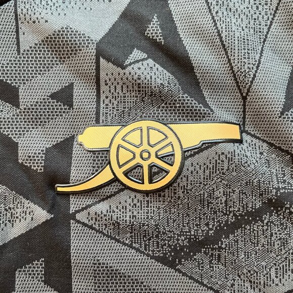 ARSENAL FC 2022/23 ADIDAS BLACK AWAY KIT (HEAT RDY AUTHENTIC PLAYER VERSION) - Picture 4 of 7